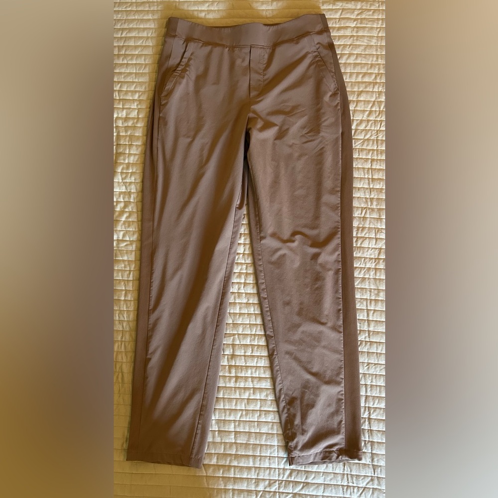Athleta Tan Lined Track Pants